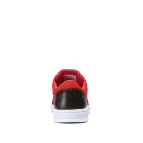 Supra Mens CHINO COURT Low Top Shoes Red/Gray | US-93255